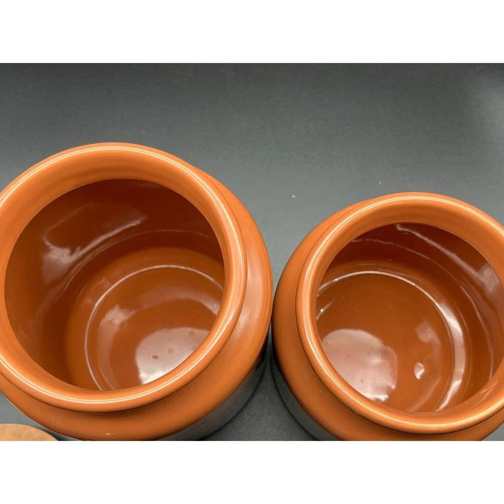 Clay Art cactus canister